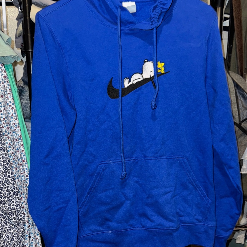Makers Market Blue Snoopy Women's Sweater